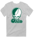 Ohio Stealie Premium Unisex T-Shirt — Design: Ohio University — Sport Grey