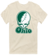Ohio Stealie Premium Unisex T-Shirt — Design: Ohio University — Sand
