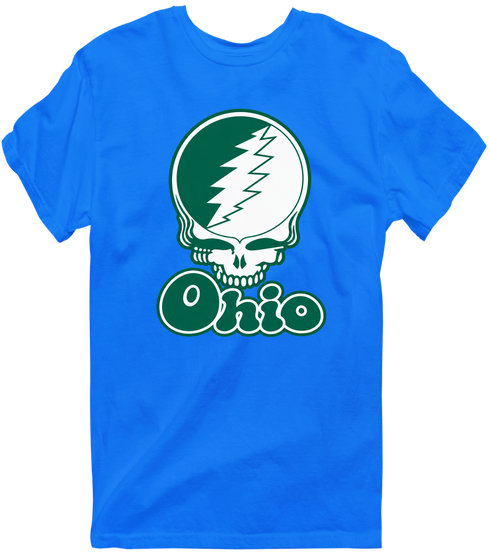 Ohio Stealie Premium Unisex T-Shirt — Design: Ohio University — Royal