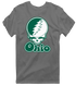 Ohio Stealie Premium Unisex T-Shirt — Design: Ohio University — Charcoal