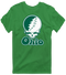 Ohio Stealie Premium Unisex T-Shirt — Design: Ohio University — Irish Green