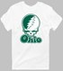 Ohio Stealie Premium Unisex T-Shirt — Design: Ohio University — White