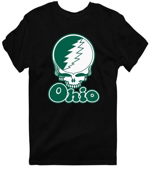 Ohio Stealie Premium Unisex T-Shirt — Design: Ohio University — Black