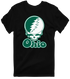 Ohio Stealie Premium Unisex T-Shirt — Design: Ohio University — Black