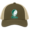 Ohio Stealie Premium Unisex Trucker Cap — Design: Ohio University — Moss/Khaki
