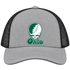 Ohio Stealie Premium Unisex Trucker Cap — Design: Ohio University — Heather Grey/Black