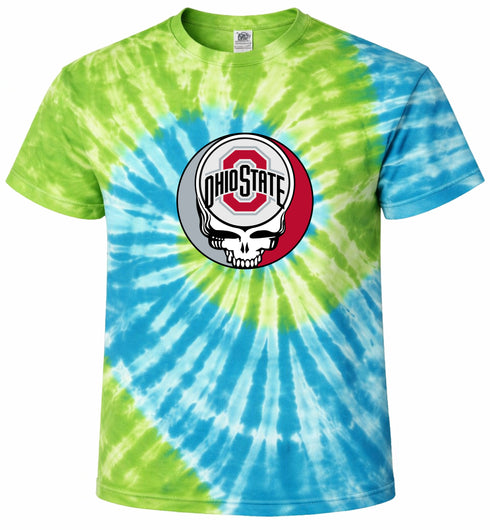 Ohio State University Stealie Tie-Dye T-Shirt