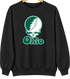 Ohio Stealie Premium Unisex Crewneck — Design: Ohio University — Black