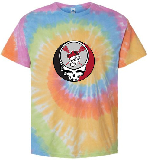 Ohio Wesleyan Lax Stealie Tie-Dye T-Shirt