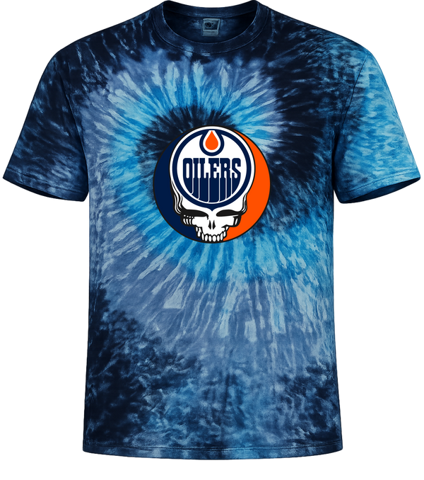 Edmonton Oilers Stealie Tie-Dye T-Shirt