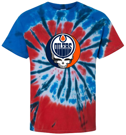 Edmonton Oilers Stealie Tie-Dye T-Shirt