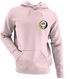 Pace University Lacrosse - Premium Grateful Dead Left Chest Hoodie - Light Pink - 4