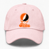 Oklahoma Stealie Premium Unisex Dad Hat — Design: Oklahoma State University — Pink