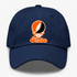 Oklahoma Stealie Premium Unisex Dad Hat — Design: Oklahoma State University — Navy