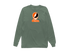 Oklahoma Stealie Premium Unisex Long-Sleeve — Design: Oklahoma State University — Light Green