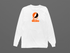 Oklahoma Stealie Premium Unisex Long-Sleeve — Design: Oklahoma State University — White
