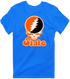 Oklahoma Stealie Premium Unisex T-Shirt — Design: Oklahoma State University — Royal