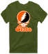 Oklahoma Stealie Premium Unisex T-Shirt — Design: Oklahoma State University — Military Green