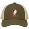 Oklahoma Stealie Premium Unisex Trucker Cap — Design: Oklahoma University of — Moss/Khaki