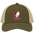 Oklahoma Stealie Premium Unisex Trucker Cap — Design: Oklahoma University of — Moss/Khaki
