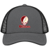 Oklahoma Stealie Premium Unisex Trucker Cap — Design: Oklahoma University of — Charcoal/Black