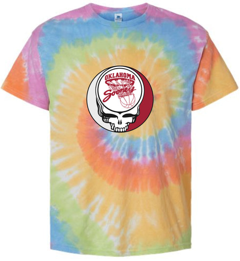 University of Oklahoma Stealie Tie-Dye T-Shirt