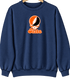 Oklahoma Stealie Premium Unisex Crewneck — Design: Oklahoma State University — Navy