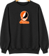 Oklahoma Stealie Premium Unisex Crewneck — Design: Oklahoma State University — Black