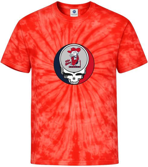 Ole Miss Stealie Tie-Dye T-Shirt