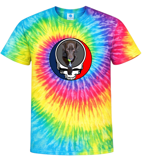 1457 - Custom Stealie Tie-Dye