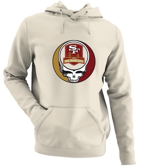 San Francisco Football - Premium Grateful Dead Hoodie - Sand - 3