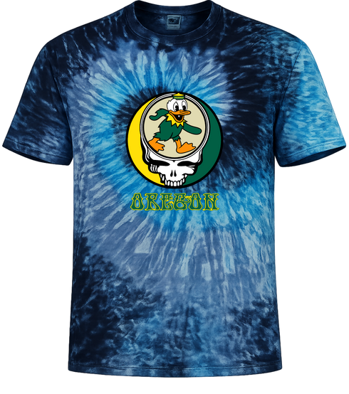University of Oregon Stealie Tie-Dye T-Shirt