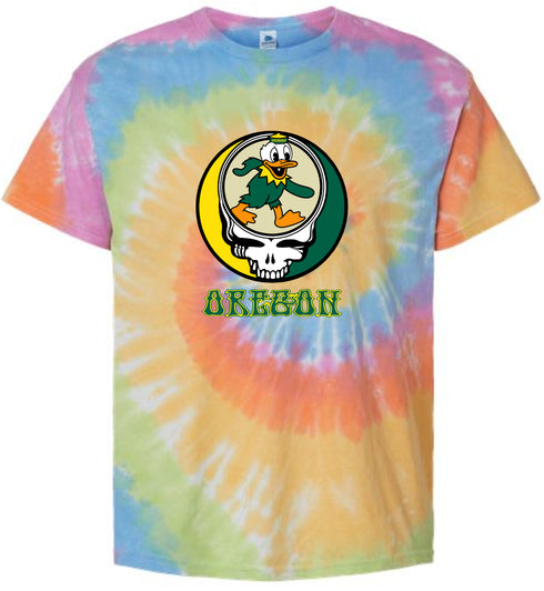 University of Oregon Stealie Tie-Dye T-Shirt