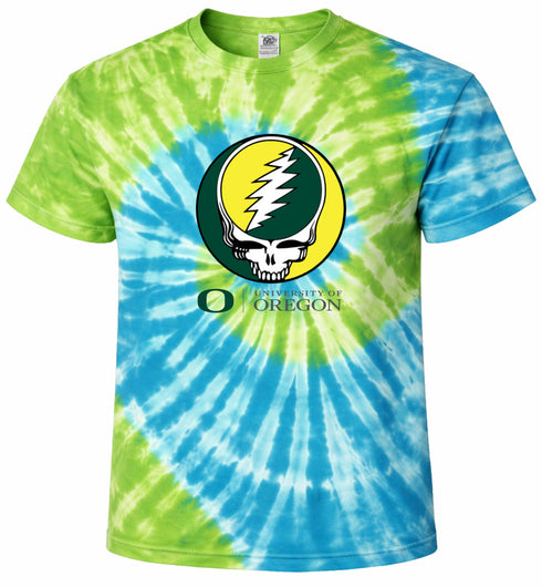 University of Oregon Stealie Tie-Dye T-Shirt