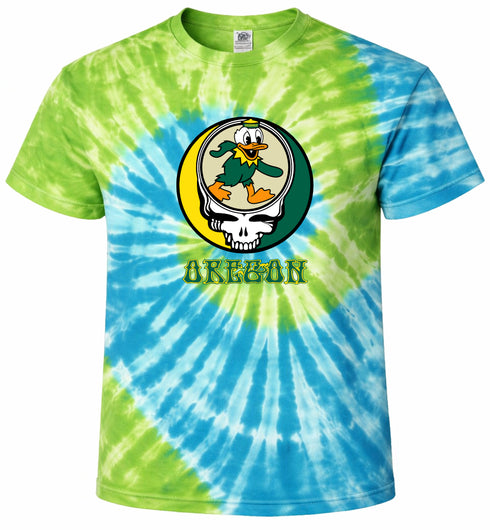 University of Oregon Stealie Tie-Dye T-Shirt
