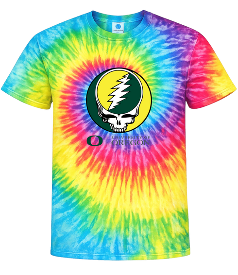 University of Oregon Stealie Tie-Dye T-Shirt