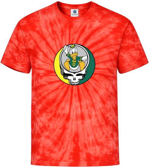 University of Oregon Stealie Tie-Dye T-Shirt