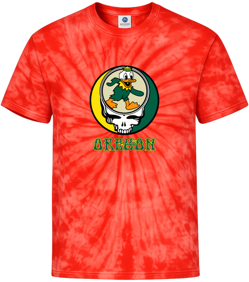 University of Oregon Stealie Tie-Dye T-Shirt