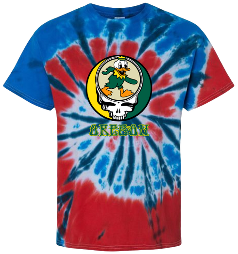 University of Oregon Stealie Tie-Dye T-Shirt
