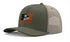 Grateful Dead - Baltimore Orioles Dancing Bear Logo Grateful Dead Trucker Cap - StealieShop