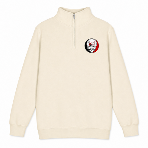 Ball State - Premium Grateful Dead Quarter-Zip Pullover - Sand - 1