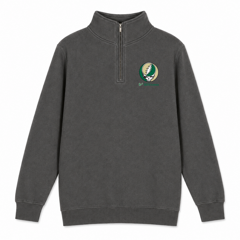 USF - Premium Grateful Dead Quarter-Zip Pullover - Charcoal - 5