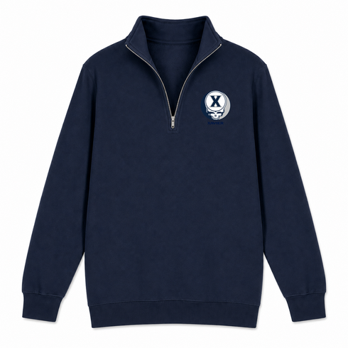Xavier - Premium Grateful Dead Quarter-Zip Pullover - Navy - 3