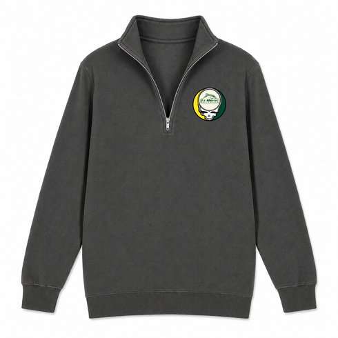 Le Moyne - Premium Grateful Dead Quarter-Zip Pullover - Charcoal - 5