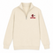 Hartford Lax Bear - Premium Grateful Dead Quarter-Zip Pullover - Sand - 1