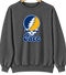 Pace Stealie Premium Unisex Crewneck — Design: Pace University — Dark Heather