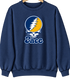 Pace Stealie Premium Unisex Crewneck — Design: Pace University — Navy