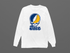 Pace Stealie Premium Unisex Long-Sleeve — Design: Pace University — White