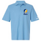 Pace Stealie Premium Unisex Polo — Design: Pace University — Blue