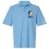 Pace Stealie Premium Unisex Polo — Design: Pace University — Blue